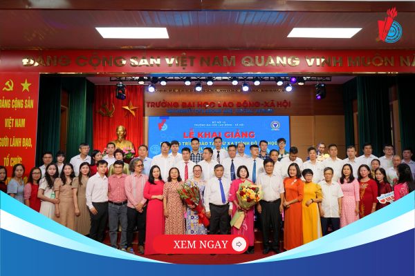 Lễ Khai Giảng Chương Trình Đào Tạo Từ Xa Trường Đại Học Lao động – Xã hội, đợt 1 năm 2025